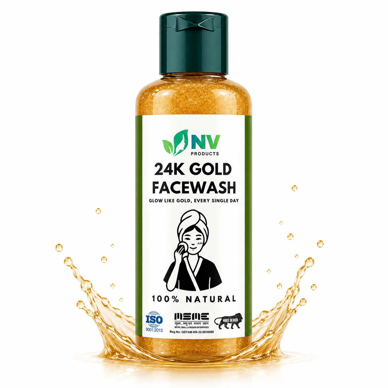 24K Gold Facewash