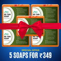 #De-Tan Soap - 100% Natural (Pack of 5)