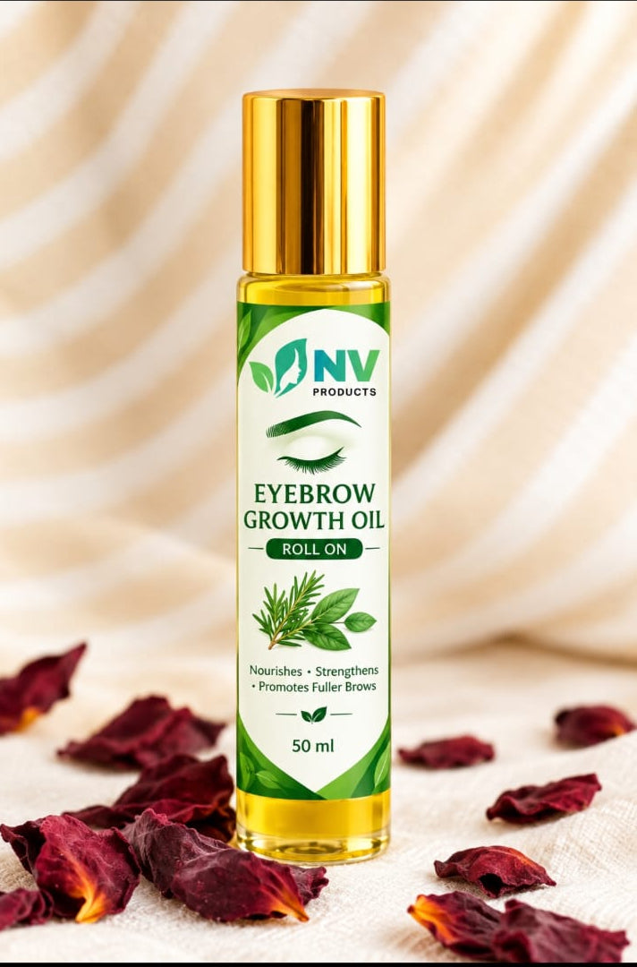 Eyebrow growth oil