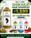 1litre shigekayi shampoo + 3, 100ml shampoo free