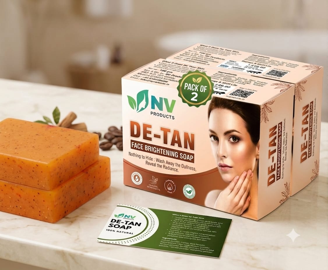 #De-Tan Soap - 100% Natural (Pack of 2)